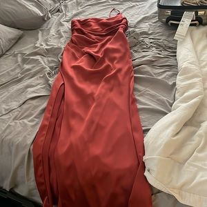 Azazie Terracotta Dress